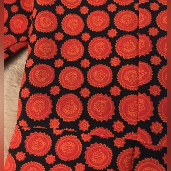 Gorgeous orange/red structured Anonyme dress - Picture 2 of 10